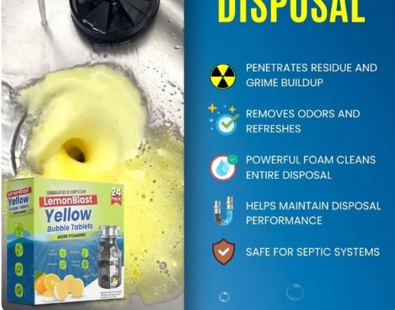 LemonBlast Yellow Bubble Tablets (24 pc)